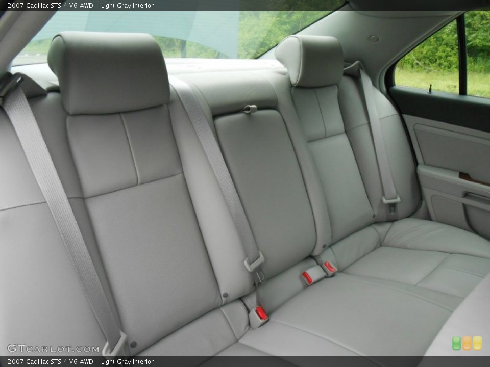 Light Gray Interior Rear Seat for the 2007 Cadillac STS 4 V6 AWD #81105954