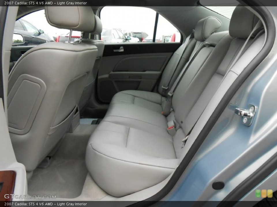 Light Gray Interior Rear Seat for the 2007 Cadillac STS 4 V6 AWD #81106001