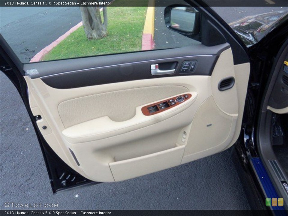 Cashmere Interior Door Panel for the 2013 Hyundai Genesis 5.0 R Spec Sedan #81106623