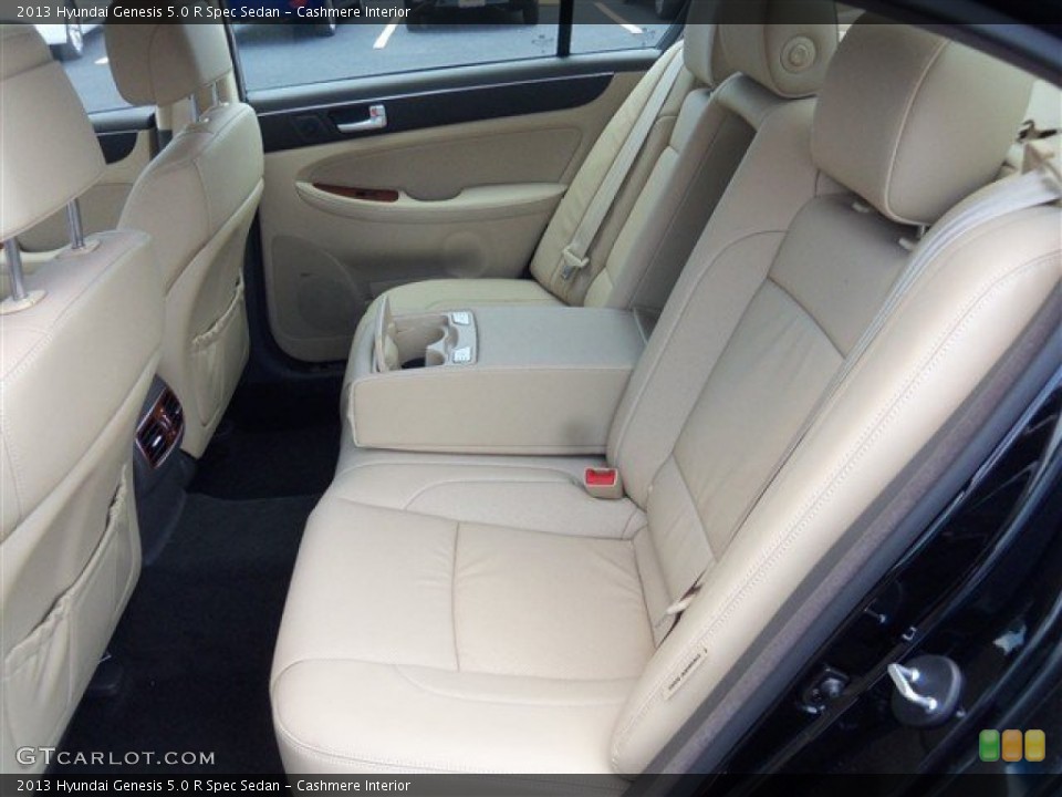 Cashmere Interior Rear Seat for the 2013 Hyundai Genesis 5.0 R Spec Sedan #81106694