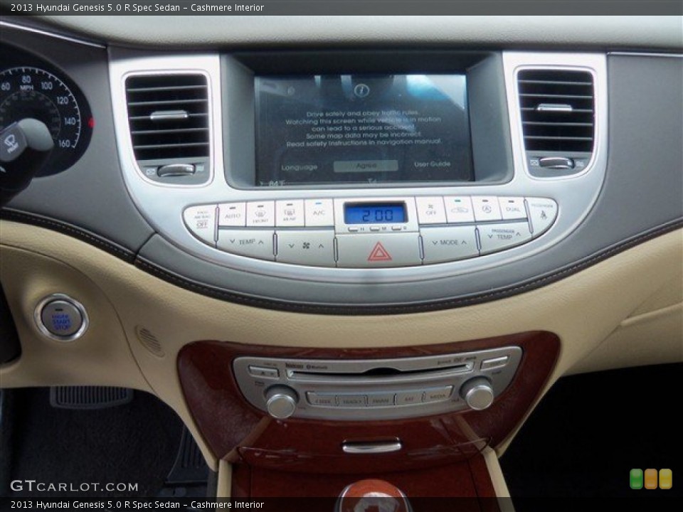 Cashmere Interior Controls for the 2013 Hyundai Genesis 5.0 R Spec Sedan #81106731
