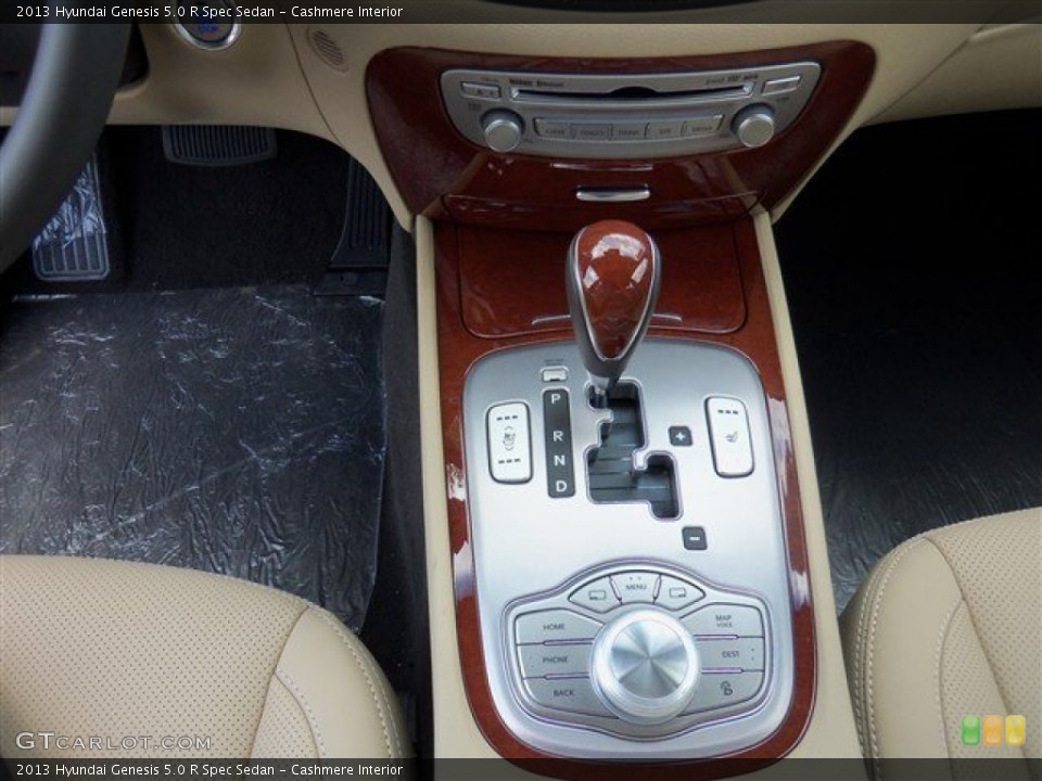 Cashmere Interior Transmission for the 2013 Hyundai Genesis 5.0 R Spec Sedan #81106751