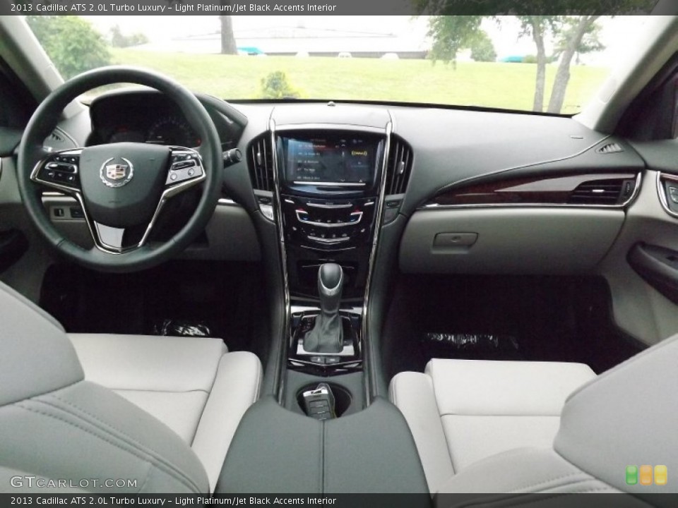 Light Platinum/Jet Black Accents Interior Dashboard for the 2013 Cadillac ATS 2.0L Turbo Luxury #81107051