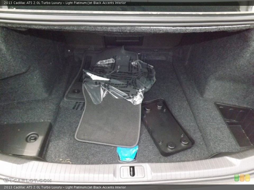 Light Platinum/Jet Black Accents Interior Trunk for the 2013 Cadillac ATS 2.0L Turbo Luxury #81107074