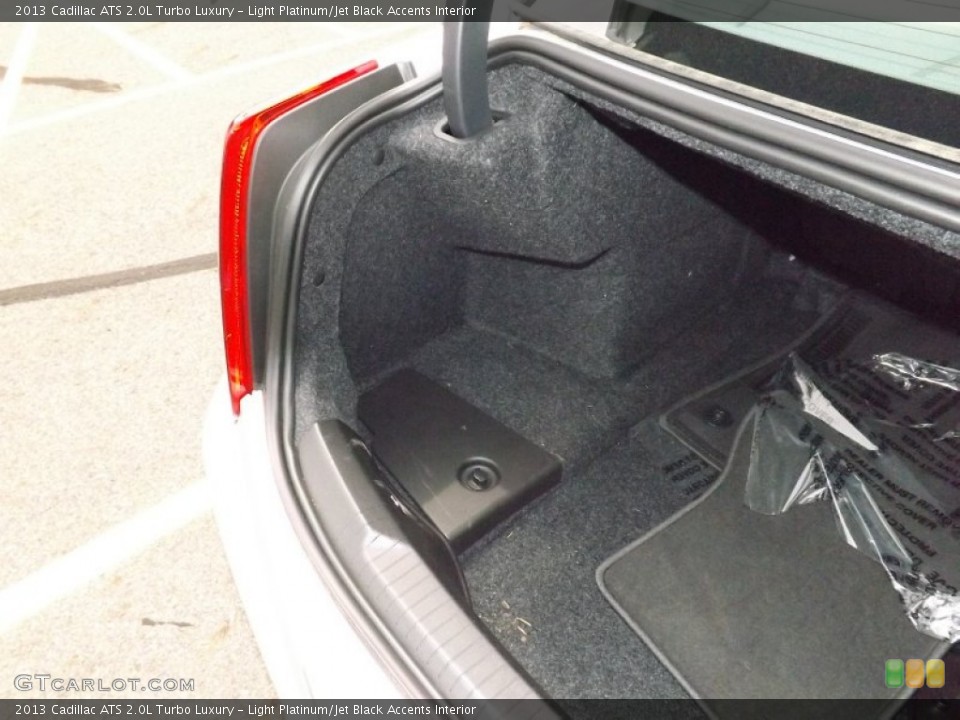 Light Platinum/Jet Black Accents Interior Trunk for the 2013 Cadillac ATS 2.0L Turbo Luxury #81107107