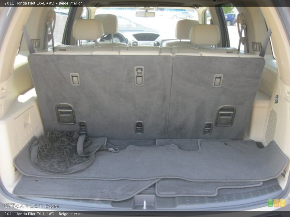 Beige Interior Trunk for the 2011 Honda Pilot EX-L 4WD #81108560