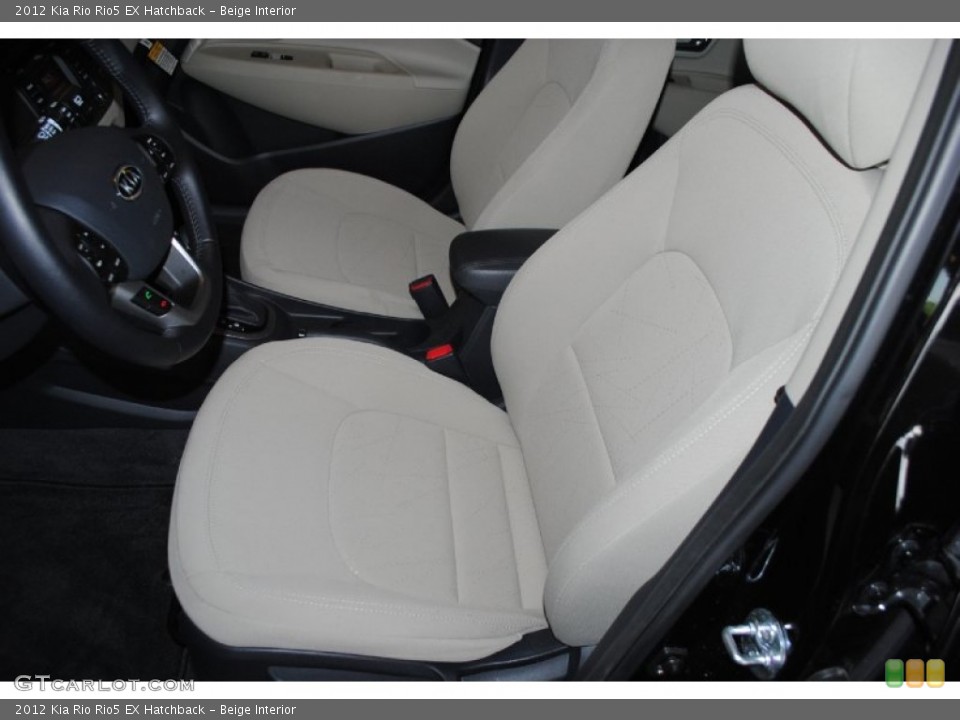 Beige Interior Front Seat for the 2012 Kia Rio Rio5 EX Hatchback #81108586