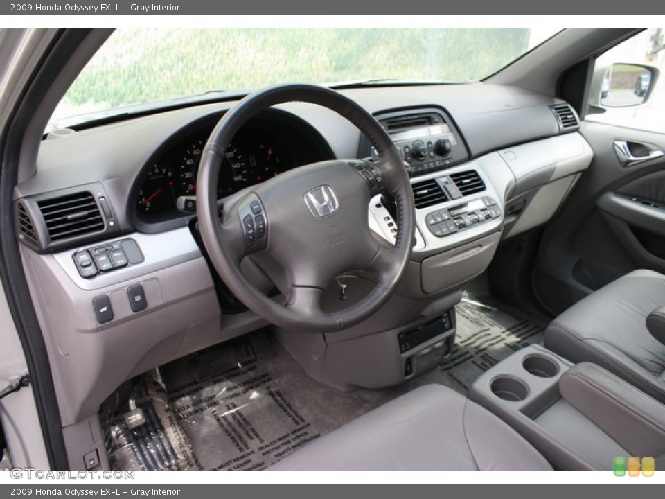 Gray Interior Dashboard for the 2009 Honda Odyssey EX-L #81110180