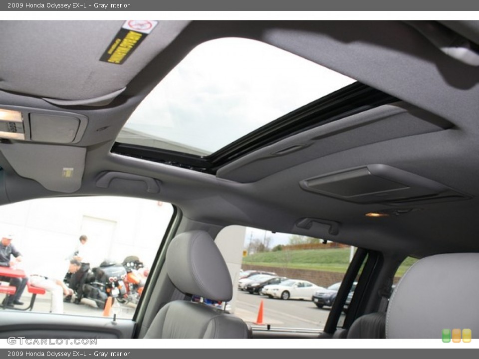 Gray Interior Sunroof for the 2009 Honda Odyssey EX-L #81110267