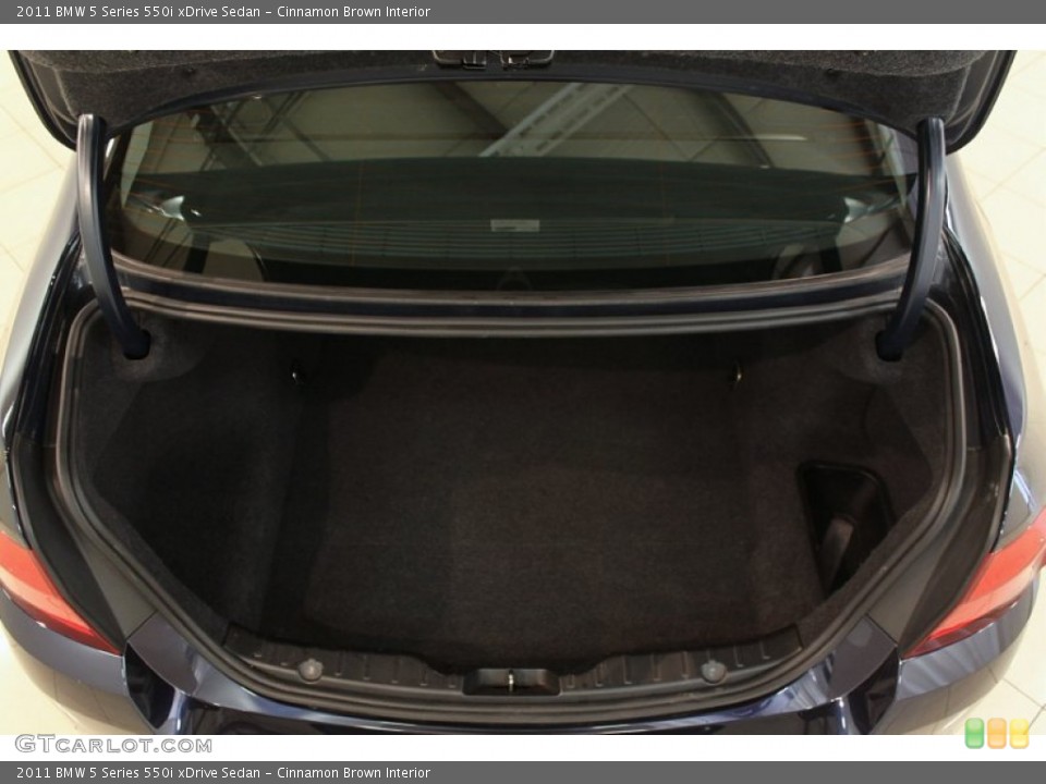 Cinnamon Brown Interior Trunk for the 2011 BMW 5 Series 550i xDrive Sedan #81111743