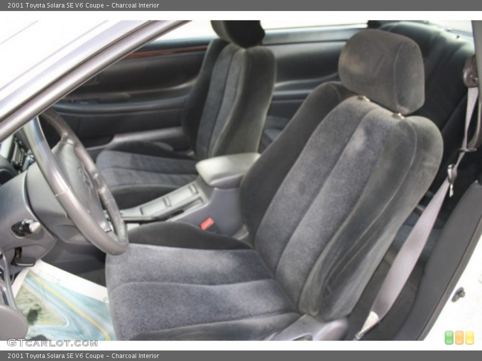 Charcoal Interior Front Seat for the 2001 Toyota Solara SE V6 Coupe #81112619
