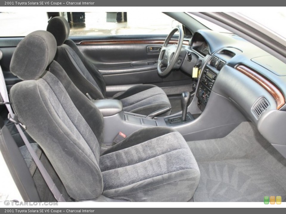 Charcoal Interior Front Seat for the 2001 Toyota Solara SE V6 Coupe #81112703