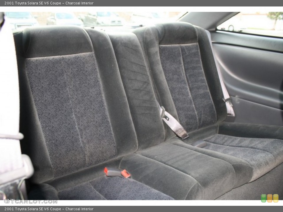 Charcoal Interior Rear Seat for the 2001 Toyota Solara SE V6 Coupe #81112766