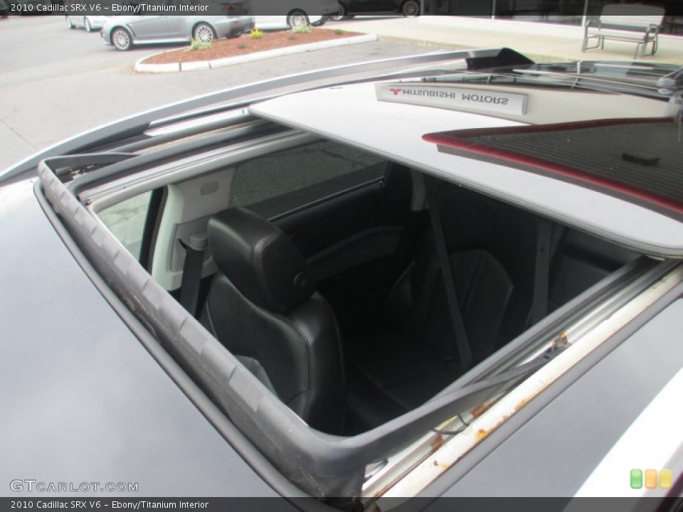 Ebony/Titanium Interior Sunroof for the 2010 Cadillac SRX V6 #81113782