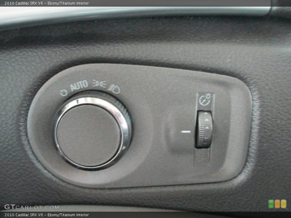 Ebony/Titanium Interior Controls for the 2010 Cadillac SRX V6 #81113969