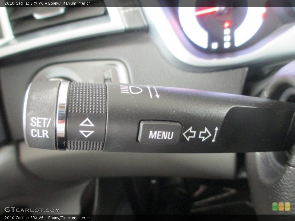 Ebony/Titanium Interior Controls for the 2010 Cadillac SRX V6 #81114008