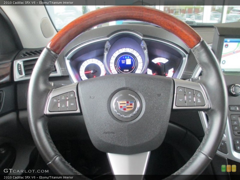 Ebony/Titanium Interior Steering Wheel for the 2010 Cadillac SRX V6 #81114102