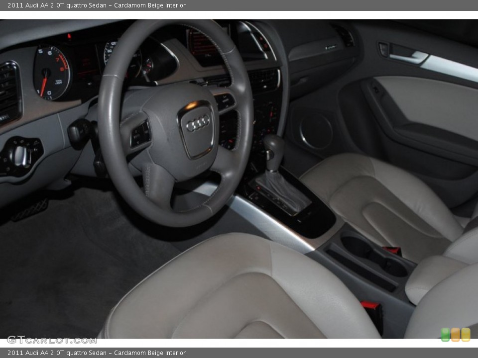Cardamom Beige 2011 Audi A4 Interiors