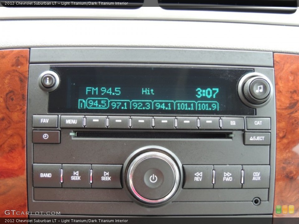 Light Titanium/Dark Titanium Interior Audio System for the 2012 Chevrolet Suburban LT #81116426