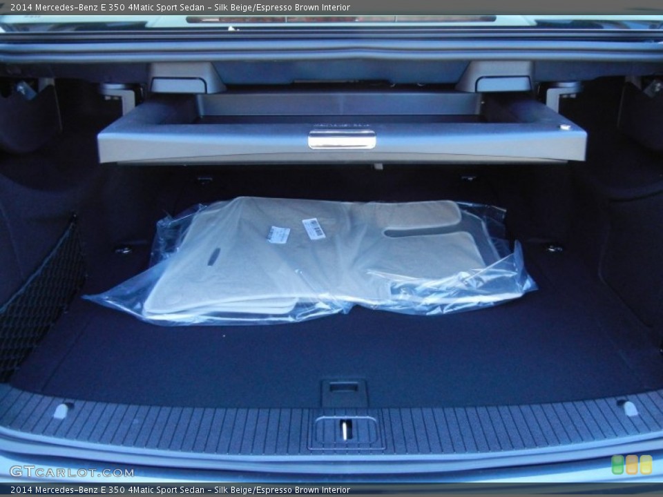 Silk Beige/Espresso Brown Interior Trunk for the 2014 Mercedes-Benz E 350 4Matic Sport Sedan #81116564