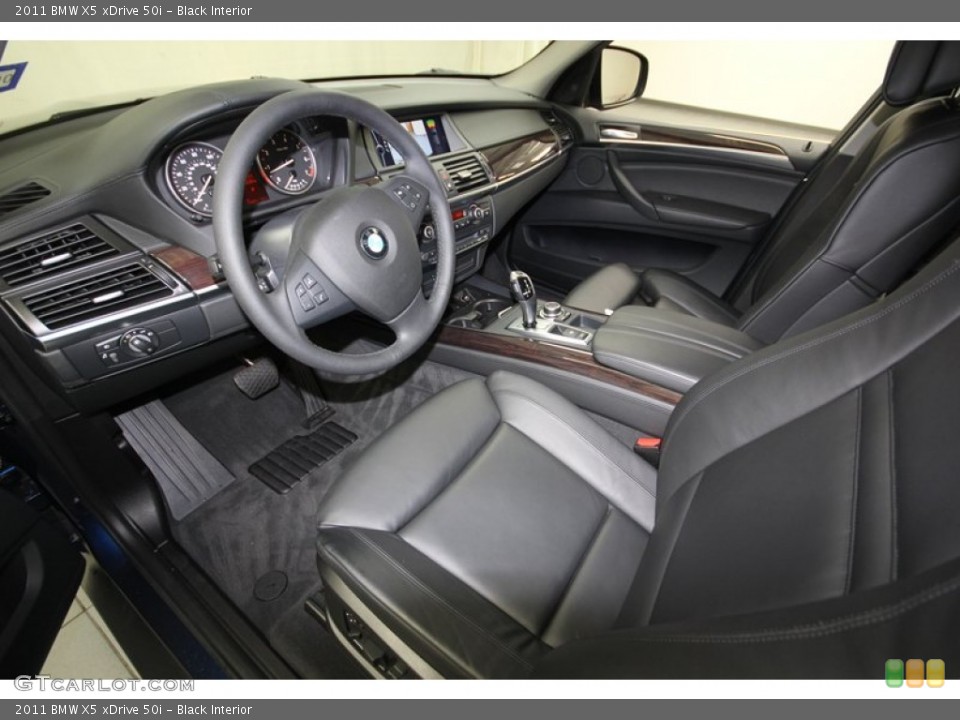 Black Interior Photo for the 2011 BMW X5 xDrive 50i #81118029