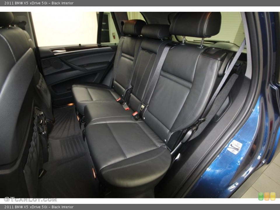 Black Interior Rear Seat for the 2011 BMW X5 xDrive 50i #81118055