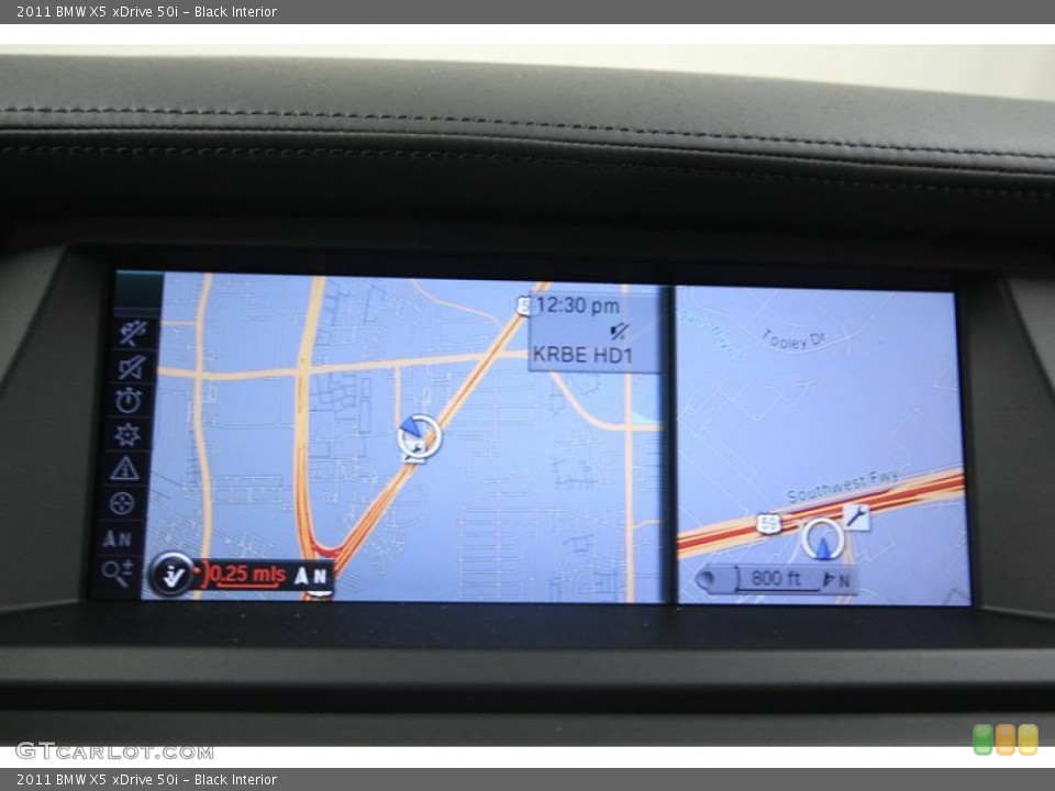 Black Interior Navigation for the 2011 BMW X5 xDrive 50i #81118199