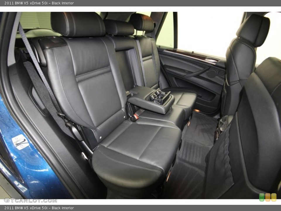 Black Interior Rear Seat for the 2011 BMW X5 xDrive 50i #81118577