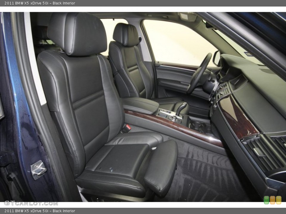 Black Interior Front Seat for the 2011 BMW X5 xDrive 50i #81118658