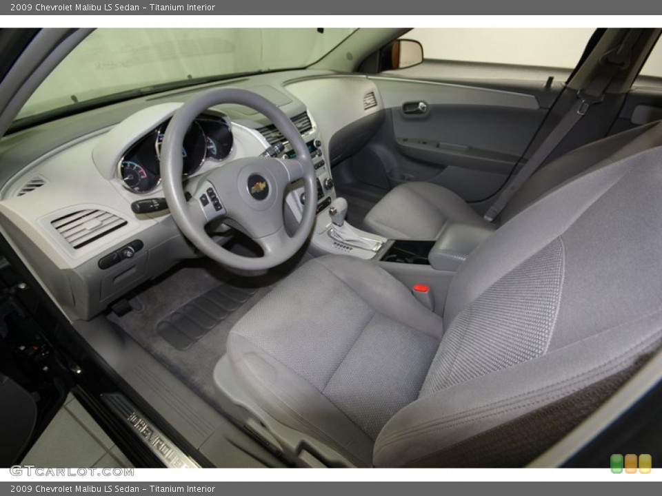 Titanium Interior Prime Interior for the 2009 Chevrolet Malibu LS Sedan #81118859