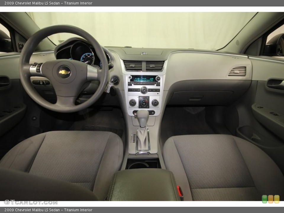 Titanium Interior Dashboard for the 2009 Chevrolet Malibu LS Sedan #81118878
