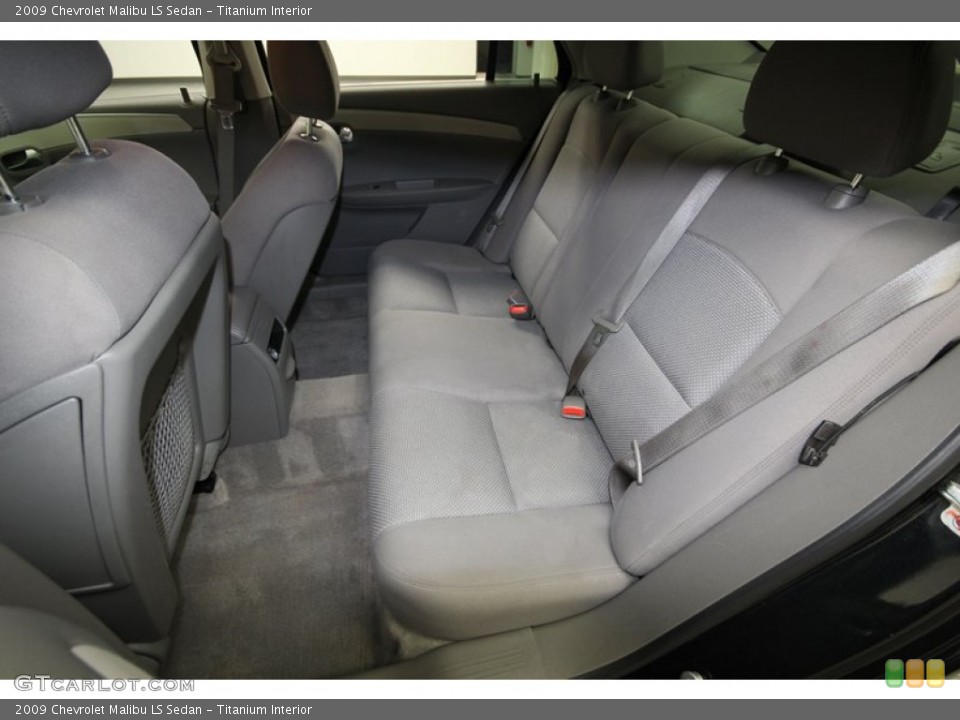 Titanium Interior Rear Seat for the 2009 Chevrolet Malibu LS Sedan #81119063