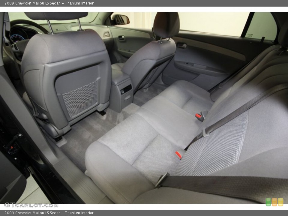 Titanium Interior Rear Seat for the 2009 Chevrolet Malibu LS Sedan #81119309