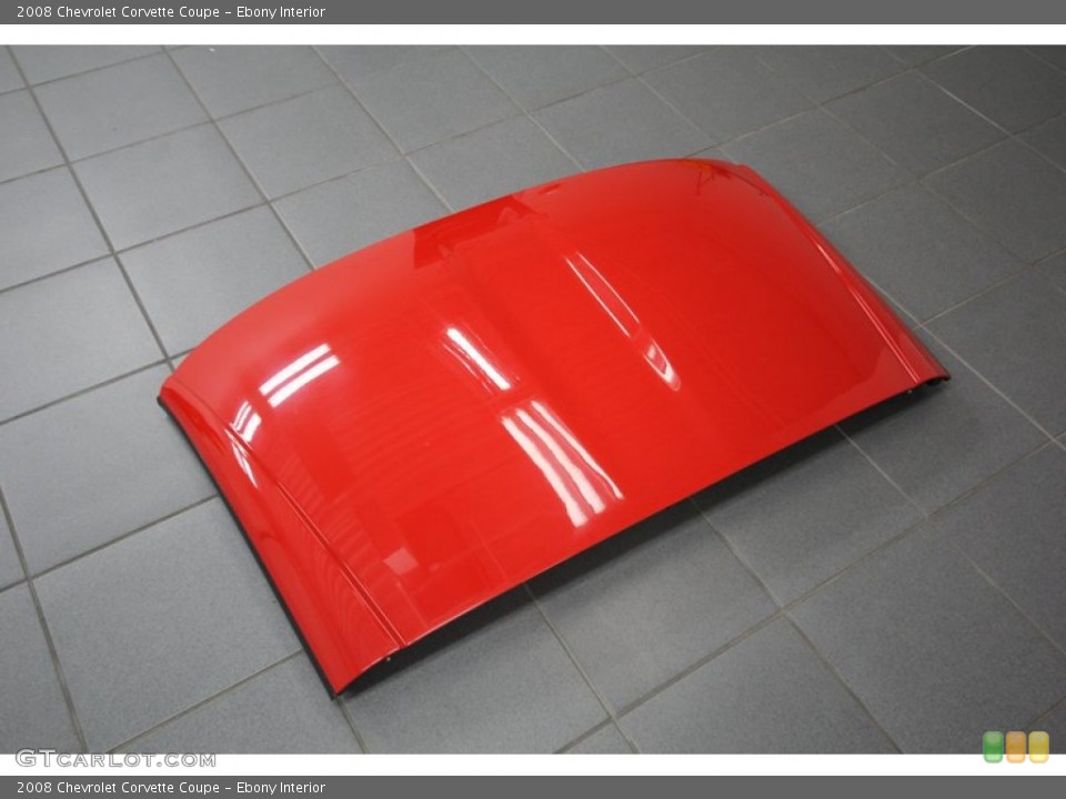 Ebony Interior Sunroof for the 2008 Chevrolet Corvette Coupe #81119746
