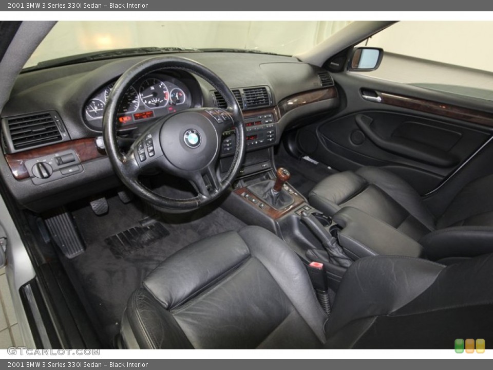 Black Interior Prime Interior for the 2001 BMW 3 Series 330i Sedan #81120488