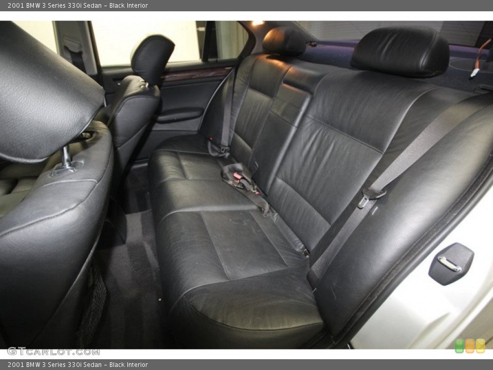 Black Interior Rear Seat for the 2001 BMW 3 Series 330i Sedan #81120504