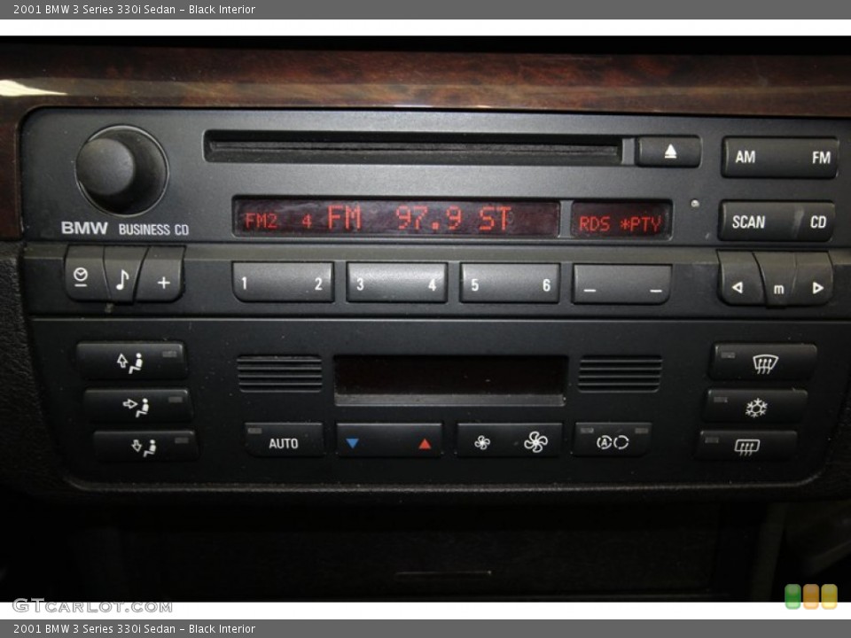Black Interior Controls for the 2001 BMW 3 Series 330i Sedan #81120566