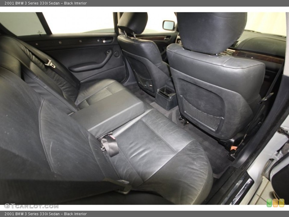 Black Interior Rear Seat for the 2001 BMW 3 Series 330i Sedan #81120791