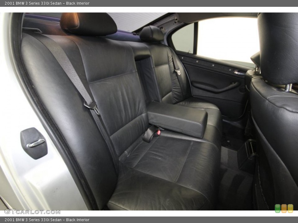 Black Interior Rear Seat for the 2001 BMW 3 Series 330i Sedan #81120818