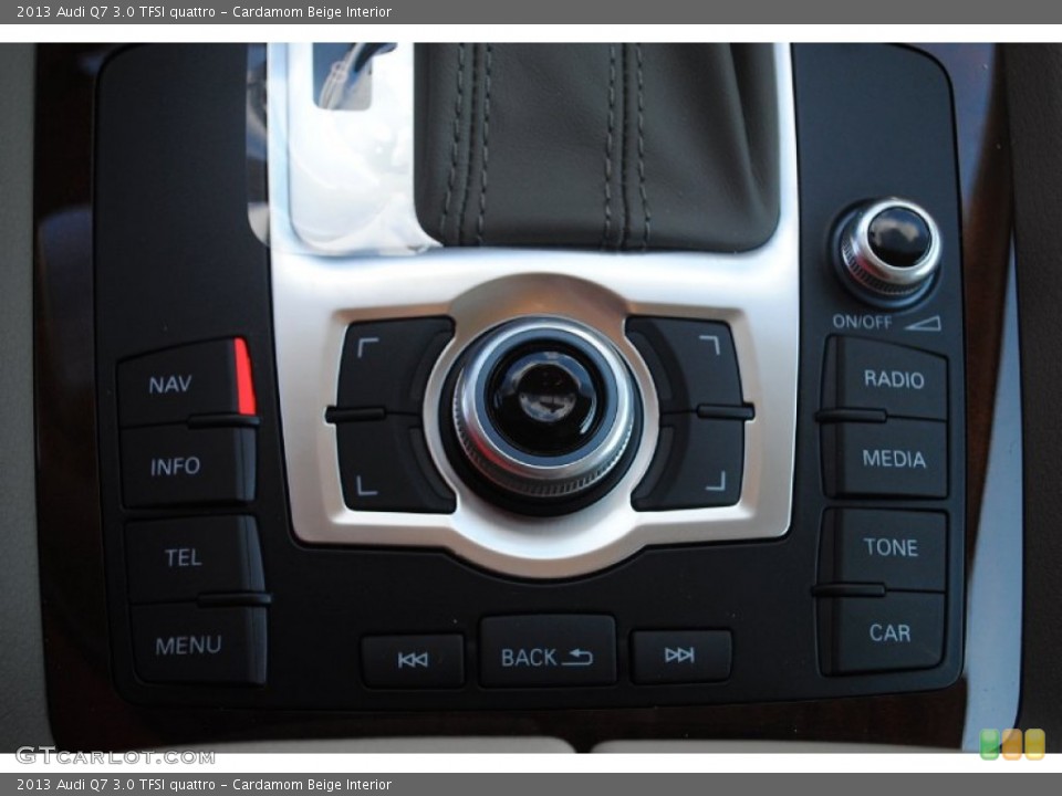 Cardamom Beige Interior Controls for the 2013 Audi Q7 3.0 TFSI quattro #81122231