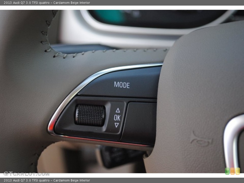 Cardamom Beige Interior Controls for the 2013 Audi Q7 3.0 TFSI quattro #81122264