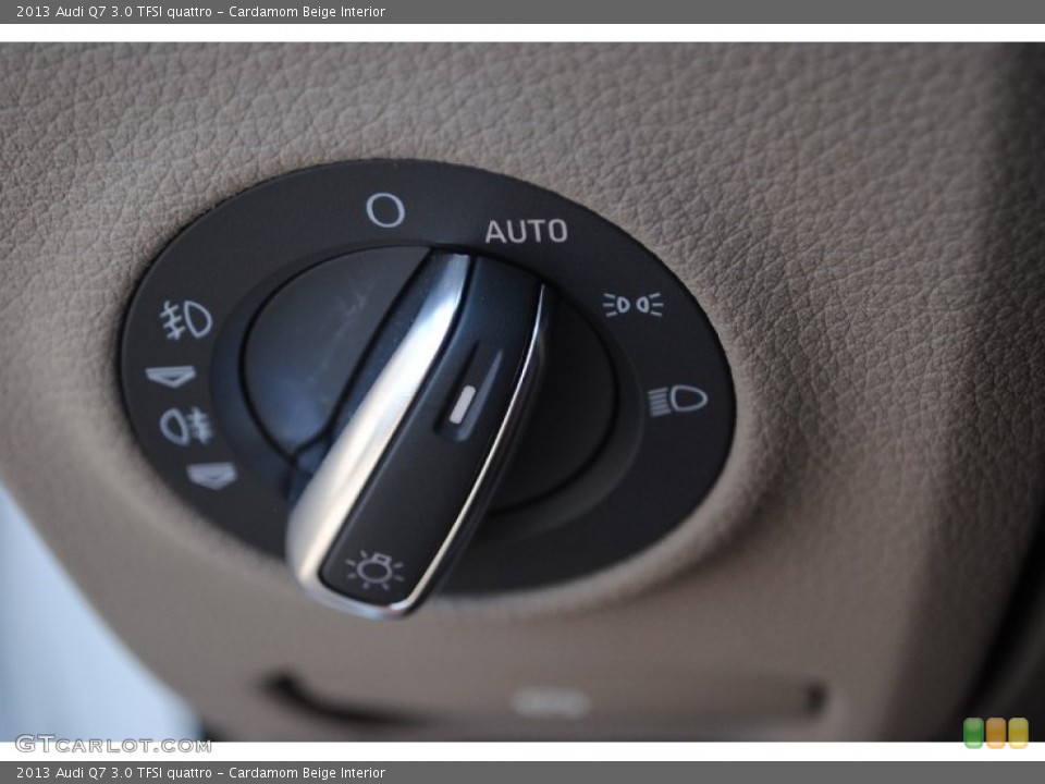 Cardamom Beige Interior Controls for the 2013 Audi Q7 3.0 TFSI quattro #81122328