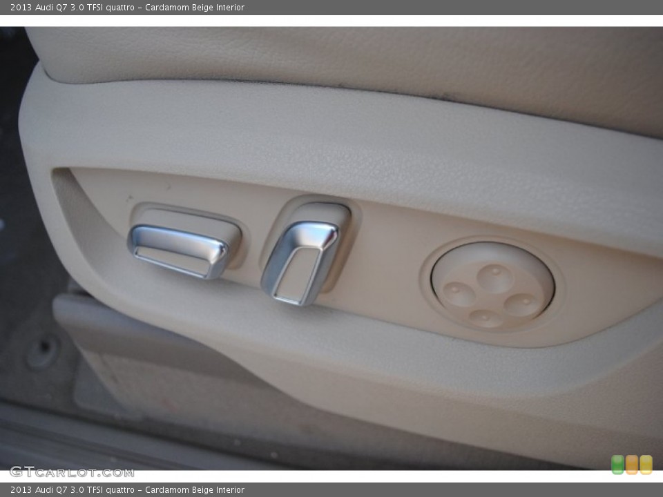 Cardamom Beige Interior Controls for the 2013 Audi Q7 3.0 TFSI quattro #81122358
