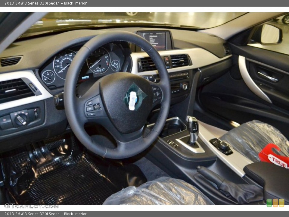 Black Interior Prime Interior for the 2013 BMW 3 Series 320i Sedan #81124737