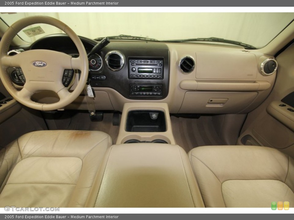 Medium Parchment Interior Dashboard for the 2005 Ford Expedition Eddie Bauer #81124895