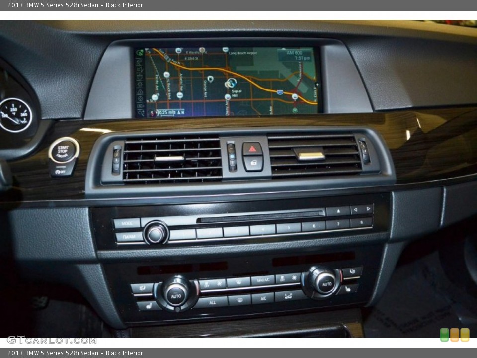 Black Interior Controls for the 2013 BMW 5 Series 528i Sedan #81125195