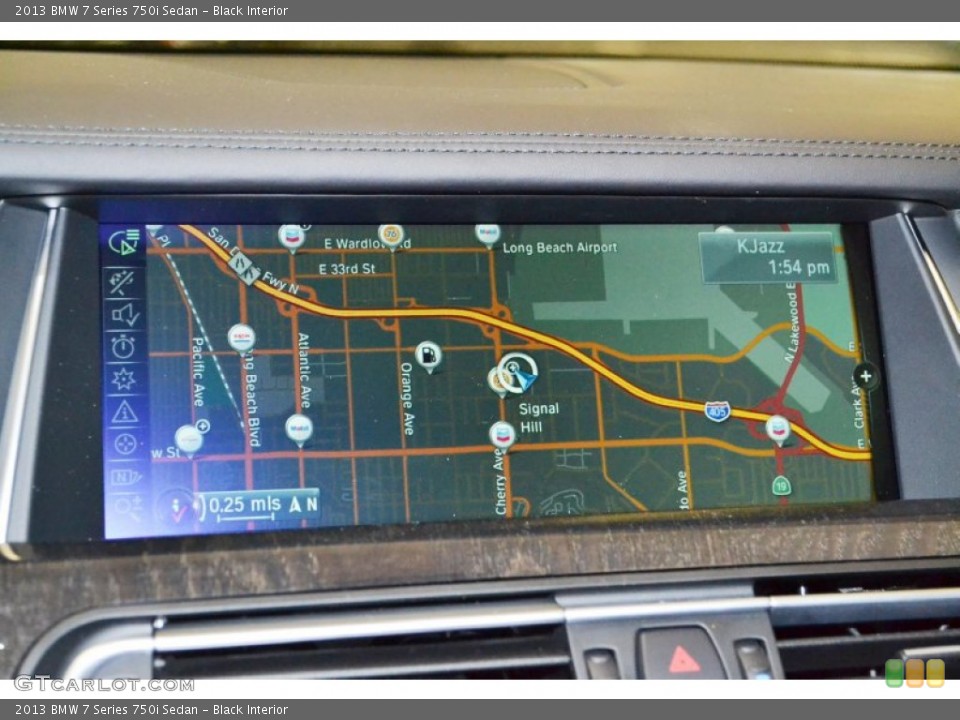 Black Interior Navigation for the 2013 BMW 7 Series 750i Sedan #81125306