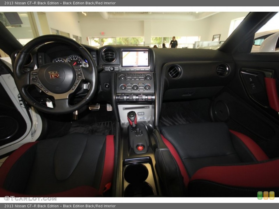 Black Edition Black/Red Interior Dashboard for the 2013 Nissan GT-R Black Edition #81125891