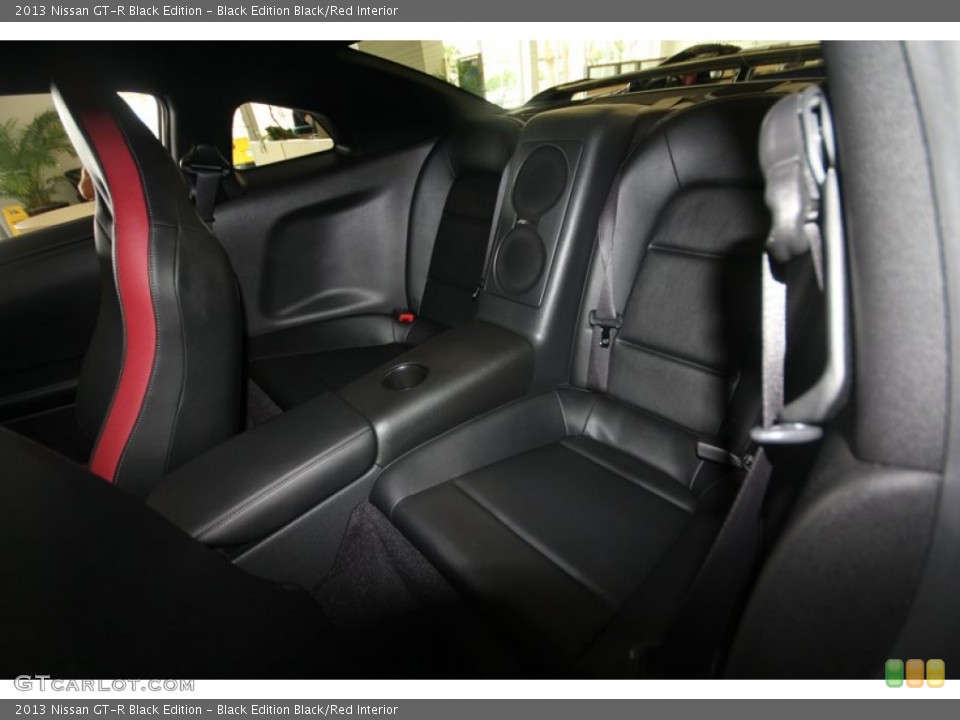 Black Edition Black/Red Interior Rear Seat for the 2013 Nissan GT-R Black Edition #81125927