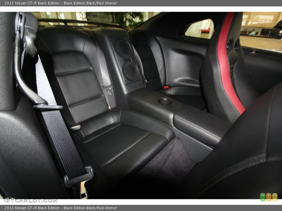 Black Edition Black/Red Interior Rear Seat for the 2013 Nissan GT-R Black Edition #81126011
